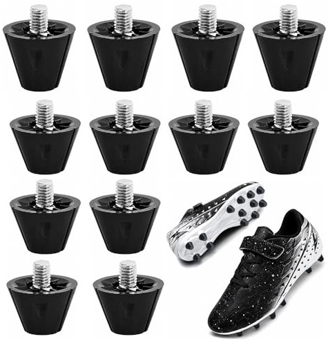 Crampons à vis M5 (5 mm), crampons universels en nylon avec tête en métal, crampons de rechange antidérapants pour chaussures de football et de rugby