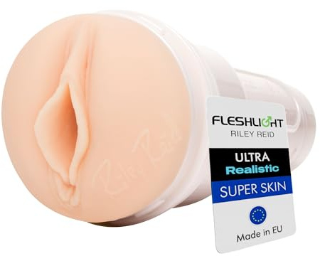 Fleshlight Riley Reid Utopia (Lady) - Masturbatore SuperSkin, giocattolo del sesso estremamente realistico