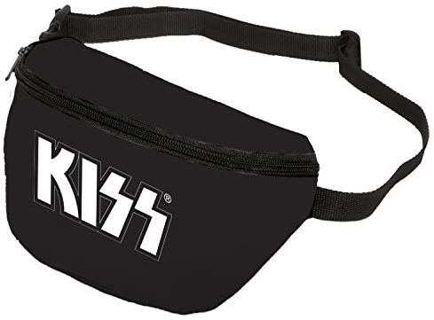 KISS - Bauchtasche Rockband Gürteltasche Hüfttasche Herren Damen Unisex Schwarz