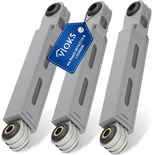 Amortiguador de 3 piezas de repuesto 90N para Bosch Constructa Siemens Neff 00742719 00660865 00673541 amortiguador de vibraciones amortiguador