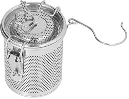 Filtre à épices Assaisonnement Passoire, Résistant à la Corrosion Robuste en Acier Inoxydable Assaisonnement Filtre à Maille Fine Polyvalent Pratique pour Herbes pour Restaurant(0.3L)