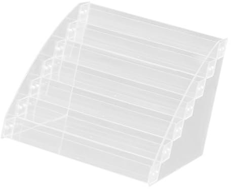 OUNONA Portaoggetti Acrilico per Cosmetici Strati Organizer per Smalti e Espositore per Unghie e Make Up Design per Tavolo Vanity e Bagno