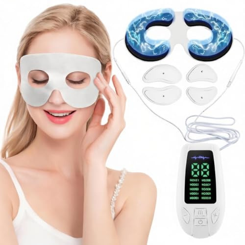 Microcurrent Facial Device,Electric Anti Aging,EMS Facial Lifting,Ems Facial Device,Facial Muscle Stimulator Ems Massager Pad, Face Slimming Exerciser Ems Face Lifting Machine for Face Eyes Neck