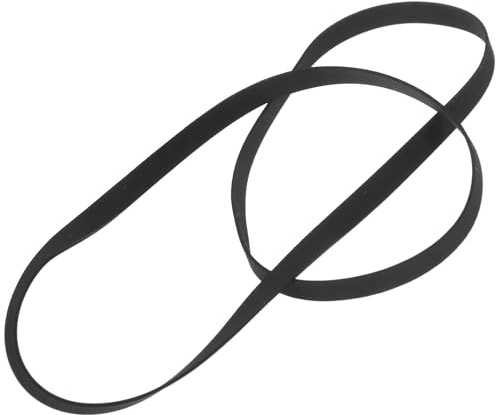 Artibetter Correa de Goma para Reproductor de Casetes de 235 Mm X 5 Mm, Correa de Transmisión Flexible y Resistente para Tocadiscos, Fonógrafos y Grabadoras, Banda de Caucho para Reparación