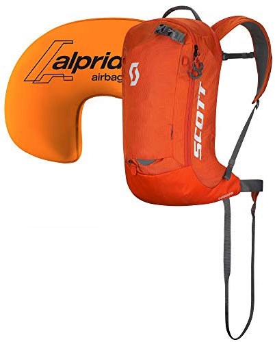 Scott Guide Ap 20 Backpack Kit Orange - Vielseitiger praktischer Lawinenrucksack mit AlpRide Airbag-System, 20l, Größe 2
