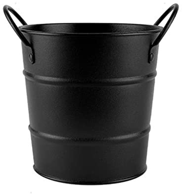 OQOPO Ice Bucket Storage Bucket Storage Container for Fried Chicken Snacks Knife Fork Household Storage Bucket Beer Wine Chiller Stainless Steel Insulated Ice Buckets
