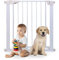 Mobiclinic® Kids, Treppenschutzgitter, Für Kinder und Haustiere, Raily, Automatische verriegelung, Doppelöffnung, 75-82 cm breite, Montag eohne bohrungen, Treppen türen, Einhandöffnung