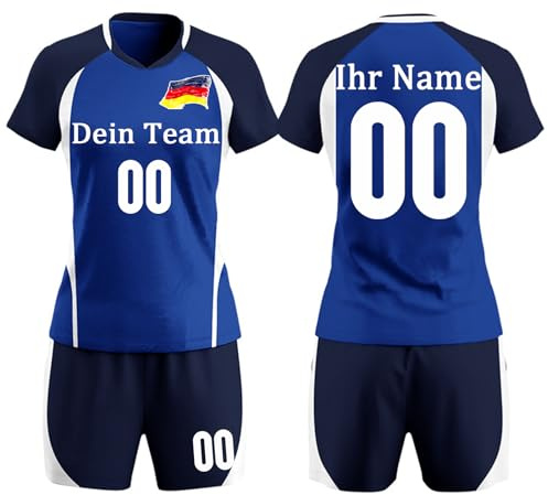 Benutzerdefiniertes Volleyball Trikot mit Name und Nummer des Teams für Mädchen und Frauen Volleyball Shirt Personalisiert
