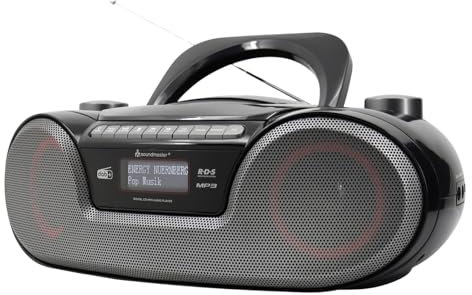 soundmaster SCD8300SW Radio-Lecteur CD Dab+, FM Dab+, FM, Bluetooth, CD, MP3 Noir