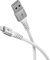 goobay Lightning auf USB-A 60W / 3m / Flexibles Textilkabel / 480 Mbits Ladekabel USB A/Supersoft/Schnellladekabel Apple Lightning Kabel/Stoffkabel/Weiß / 74513