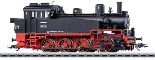 Märklin H0 - Locomotive à Vapeur série 92 - Décodeur numérique mfx+ - Entraînement Haute Performance - Livret d'histoire de la Locomotive - Époque VI - 39924