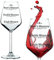 FLOW Barware Funny Mum's Measure Wine Glass, Fun Novelty Wine Glass Gift for Mum, Mother's Day, Christmas Gifts, Presented in A Gift Tube