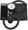 Oberarm Aneroid Blutdruckmessgerät ohne Bügelring, Med-Comfort, 2-Schlauch-System, schwarz, 1 Stück, Arzt, Praxis, Krankenhaus in praktischer Tasche, [ISO 81060]