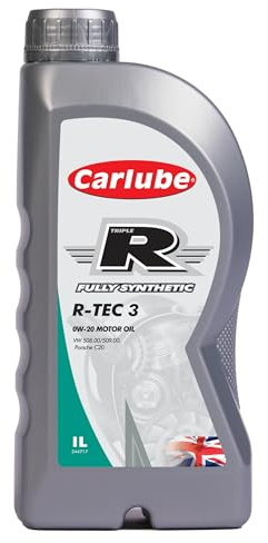 Carlube Triple R 0W-20 ACEA C5 VW Fully Synthetic Engine Oil R-TEC 3 1L
