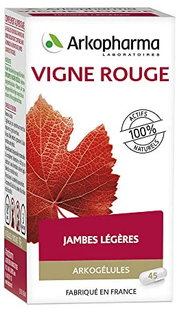 Arkopharma Arkogélules Vigne Rouge Bio 45 Gélules