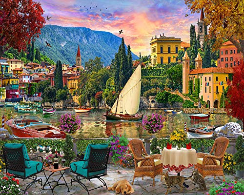 Vermont Christmas Company Al Fresco Italy Jigsaw Puzzle 1000 Piece Age 12+