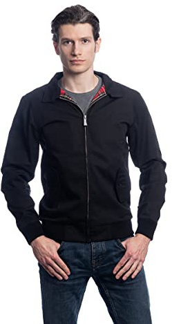 Harrington BLOUSON À CAPUCHE RECYCLÉ - HOMME - blouson - NOIR - L