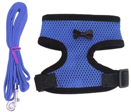 Harnais pour, Harnais de Poulet,Corde de Traction du Harnais réglable - Fournitures de Compagnie de Poule à Poule Confortable, Corde d'entraînement de 3,6 Pieds pour Les Poules, Les Canards, Les oies