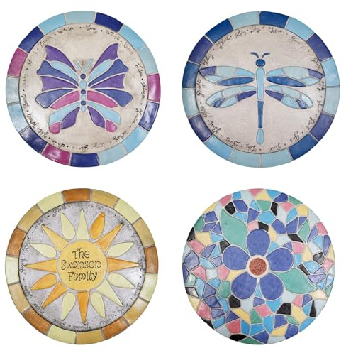SDGBCXD Pietra da calpestio， Pietre Decorative for Giardini, sentieri, aiuole e Cortili, Resistenti alle intemperie e Vivaci.(1 Pack)