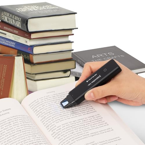 VYU iMark Digital Highlighter, Smart AI Scanner Pen, ChatGPT-4o Powered Scan, OCR Digital Scanning Device, AirDrop Export, for iOS/Android, Best Gift for Students & Book Lovers
