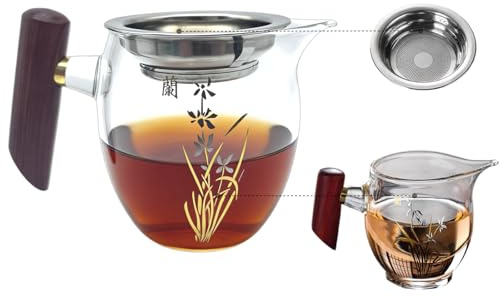 QINFRAGR Thickened Borosilicate Glass Sharing Cup,Gong Dao Cup,fairness cup