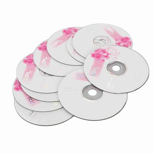 Annadue CD-R 730 Mo CD Vierges – Idéal pour L'enregistrement de Données Photo et Musicales, CD Vierges à Vitesse 52 X, Compatible avec la Plupart des Lecteurs CD R (10PCS)