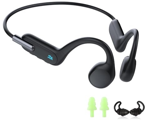 HIFI WALKER T10 Air - Auriculares de natación IPX8 impermeables con reproductor de MP3 de 32 GB, auriculares deportivos con Bluetooth 5.3, auriculares deportivos para natación, correr y ciclismo