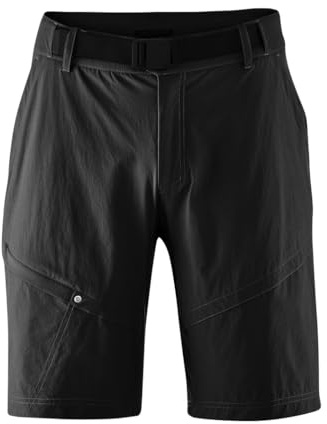 Gonso Arico, Kurze Herren Fahrradhose, 2in1 Bikeshorts mit Stretcheinsatz über dem Gesäß, Einknöpfbare Radunterhose mit Relax Gel Comfort Sitzpolster, Weite Passform, PFC-Frei