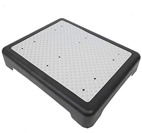 Indoor & Outdoor Mobility Step, 19.3 x 15 x 3.3in, Anti-Slip Half Step Outdoor Mobility Assistance Half Step for Elderly, Non-Slip Step Grips & Easy to Store