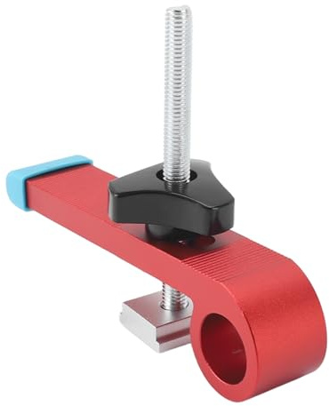 generic Kit di Morsetti di Fissaggio con Binario a T in Lega di Alluminio - Strumento di Serraggio Universale per la Lavorazione del Legno per Lavori di Smusso/smusso/giunti, di