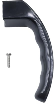 Ubric Maniglia Universale per pentola, 11,1 cm, Manico di Ricambio Anti-scottatura per Macchina da caffè e pentole, Accessori da Cucina, Nero