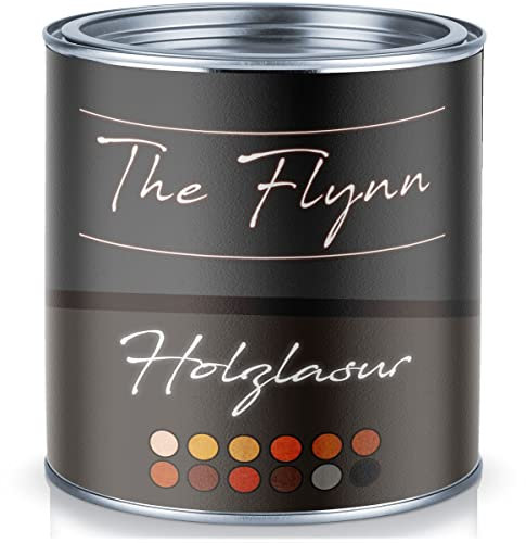 The Flynn hochwertige Holz-Lasur wetterfest atmungsaktiv UV-beständig Holzöl (1 L, Lärche)