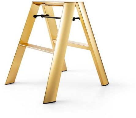 Hasegawa Ladders Lucano Step Stool Premium Edition 2 Step Gold