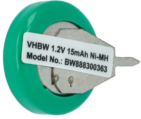 vhbw Akku Ersatz für 1/V15H für Modellbau (20mAh, 1,2V, NiMH), mit 2 Pin Stecklötfahne