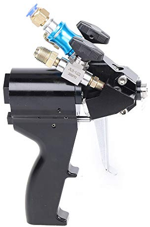 P2 PU Foam Spray Gun Pneumatic High Pressure Polyurethane Max 35Mpa Air Purge Coating Spray Gun Self-Cleaning With Accessory Kit