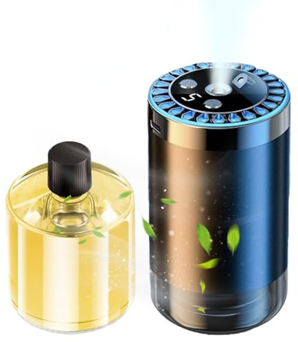 Diffuseur de désodorisant intelligent pour voiture | Machine à parfum intelligente USB | Diffuseur d'huile à lumière étoilée LED 7 couleurs pour la relaxation en intérieur, le studio, la salle de bain