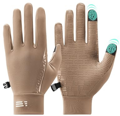 ROCKBROS Fahrradhandschuhe Herren Damen mit wärmendem Graphen-Futter | Rutschfeste Handfläche & Touchscreen-kompatibel – als Radhandschuhe und Laufhandschuhe zum Joggen und Pendeln