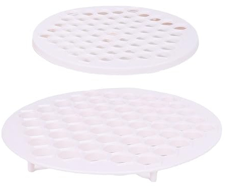 Pssopp Cortador de Ravioles Molde para Ravioles Rusos, 61 Agujeros Pelmeni Dumpling Maker Cutter Herramienta para el Hogar Manual para Hacer Alimentos Gadget para el Hogar o Restaurante Nan