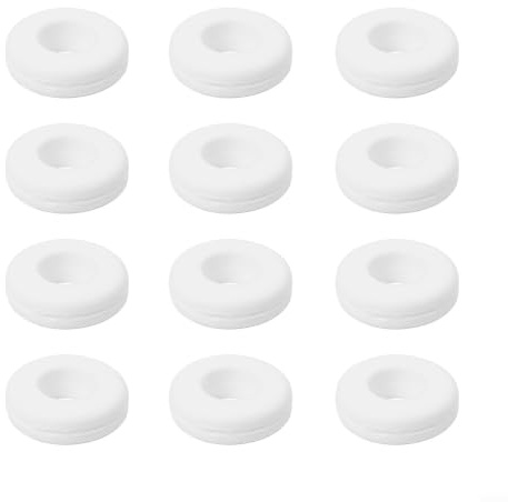 Paquete de 12 amortiguadores de vibración de tenis, amortiguador de cuerda de raqueta de silicona, reduce la vibración para mayor comodidad, equipo de calidad para tenis y squash, varios colores