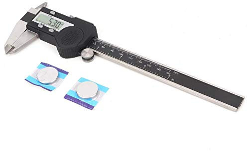 Pied à coulisse numérique, outil de mesure de jauge de règle en acier inoxydable à pied à coulisse numérique électronique, bonne résistance avec des caractéristiques stables(0-200mm)