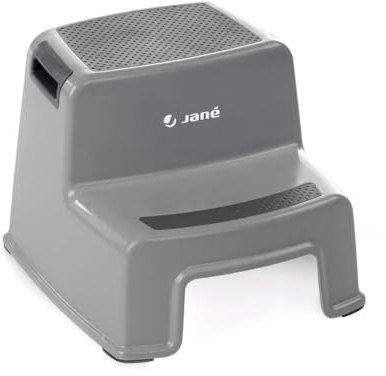 Jané Sgabello seggiolino elevatore, 2 gradini, base antiscivolo, con manici, a partire da 3 anni, da bagno