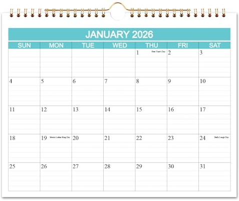 Calendar 2026-2027 - Wall Calendar Runs from Apr 2026 to June 2027-15 Monthly Calendar with Thick Paper for Planning and Organizing for Home or Office, Calender Planner, 8.5 x 11 In 2026 27 Calendars