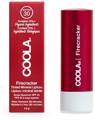 COOLA Tinted Mineral Liplux Sunscreen SPF 30 - Firecracker (4.2 g)