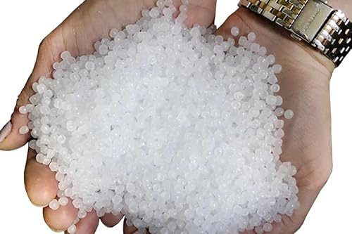 MaKu7 © Granuli di plastica, 10 kg, granulato di plastica, 10000 g, per riempire, per fai da te, colore: bianco