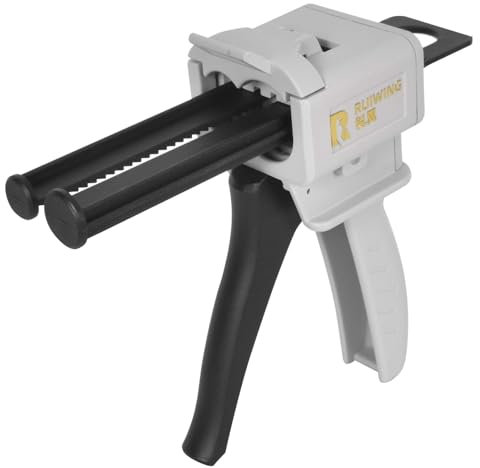 50ml AB Epoxid Klebepistole, Dosierpistole für AB-Epoxid, 50ML AB Epoxid Klebepistole Griff Klebstoff 1: 1 & 2: 1 Presse Pistole Kartuschenpistole Klebepistole, Spender für Epoxid-Kartusche