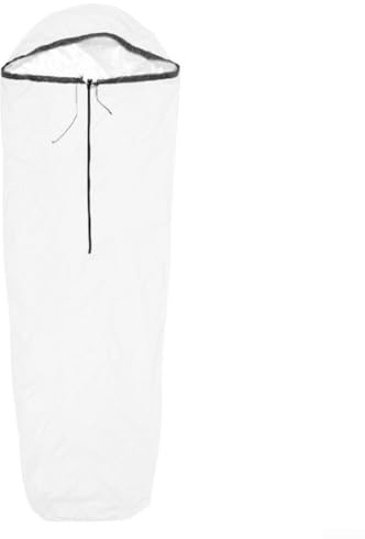 Bivouac Sac de Couchage Thermique Camping Imperméable et Coupe-Vent Essentiel pour Survie (Blanc)