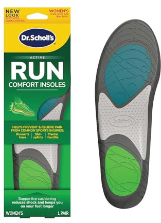Dr. Scholl's Run Active Comfort Insoles,Women's, 1 Pair, Trim to Fit Inserts