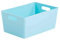 6 x WHAM 4.02 Rechteckig Aufbewahrungsbox - Korb - 25 x 17 x 11 cm - Eisweiß