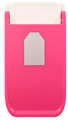 Vaessen Creative Heavy Duty Craft Punch Label - 2.5 x 1.7 cm | Hole cutter, For shrink paper, Card making, Scrapbooking, Crafting