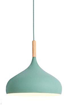 Pendellampe Nordisch Modern Einfache Durchmesser 30cm Pendelleuchte Süssigkeiten Farben E27 Deckenlampe für Hotel Büro Halle Teehaus Tea Bar Home Beleuchtungskörper-Grün